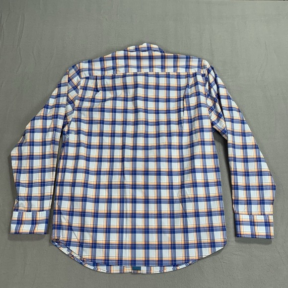 Tommy Bahama Siesta Key Plaid Stretch Button Down Shirt Mens M - Picture 3 of 10